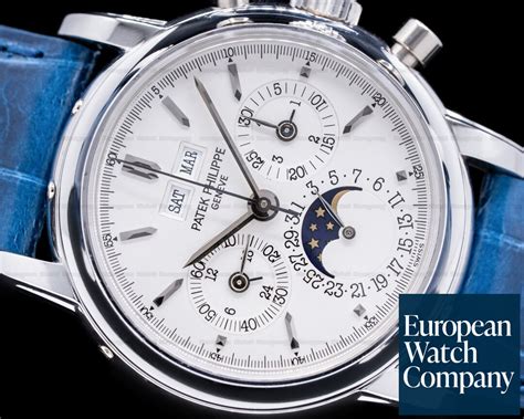 patek philippe 3970ep|platinum calendar.